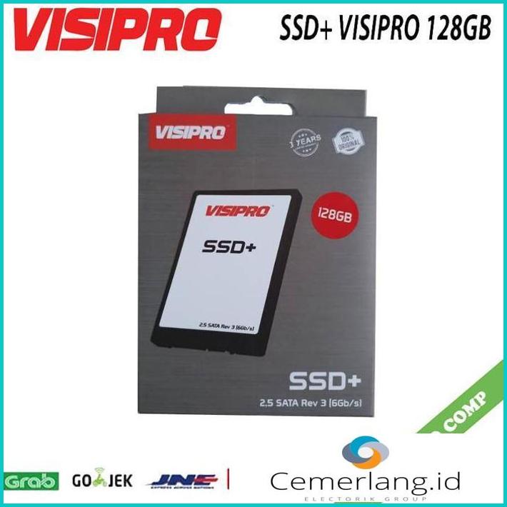 Ready.. Ssd+ Visipro 128Gb 2.5" Sata 3 6Gbs Original- Ssd 128Gb Visipro