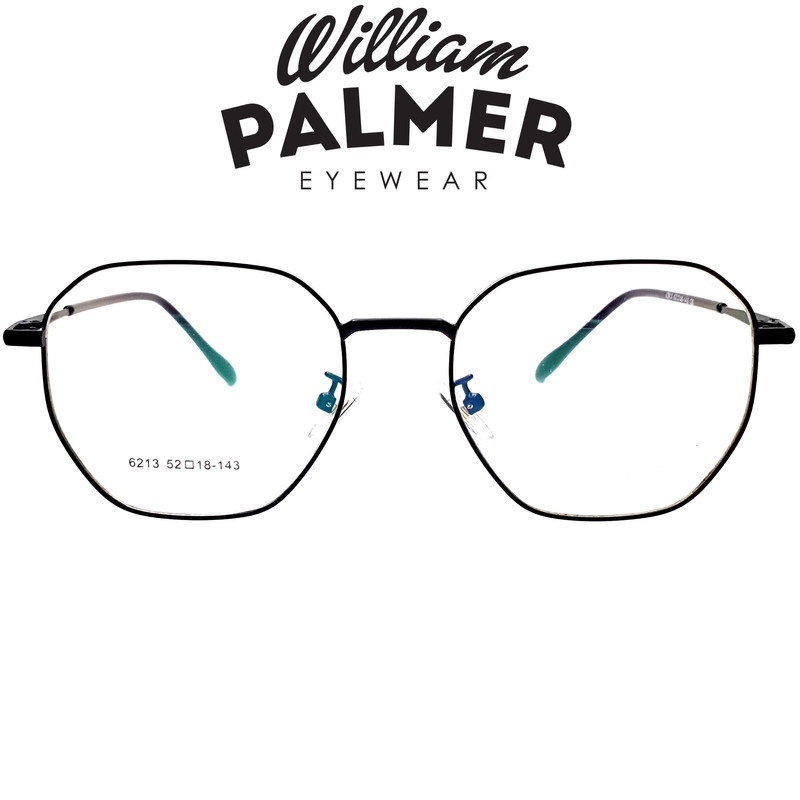 William Palmer Kacamata Pria Wanita Metal 6213 C5 Black