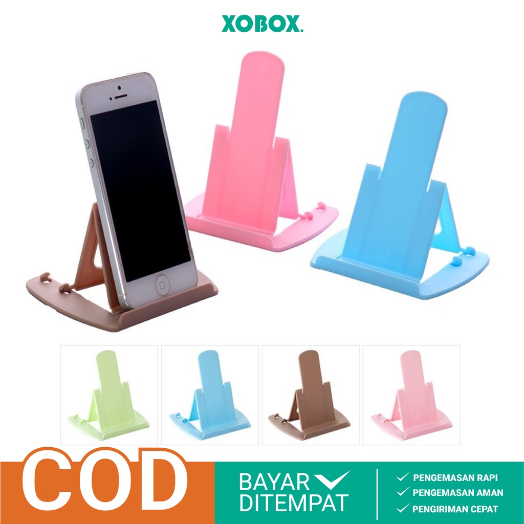 XOBOX - Stand HP Penyangga Hp Lipat Stand Holder Mini Hp Sandaran AH001