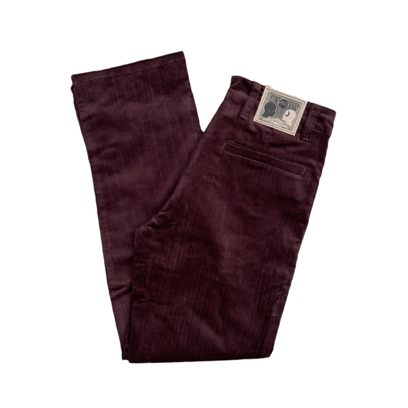 Transworld Celana Corduroy Panjang Legular Fit Dark Chocolate