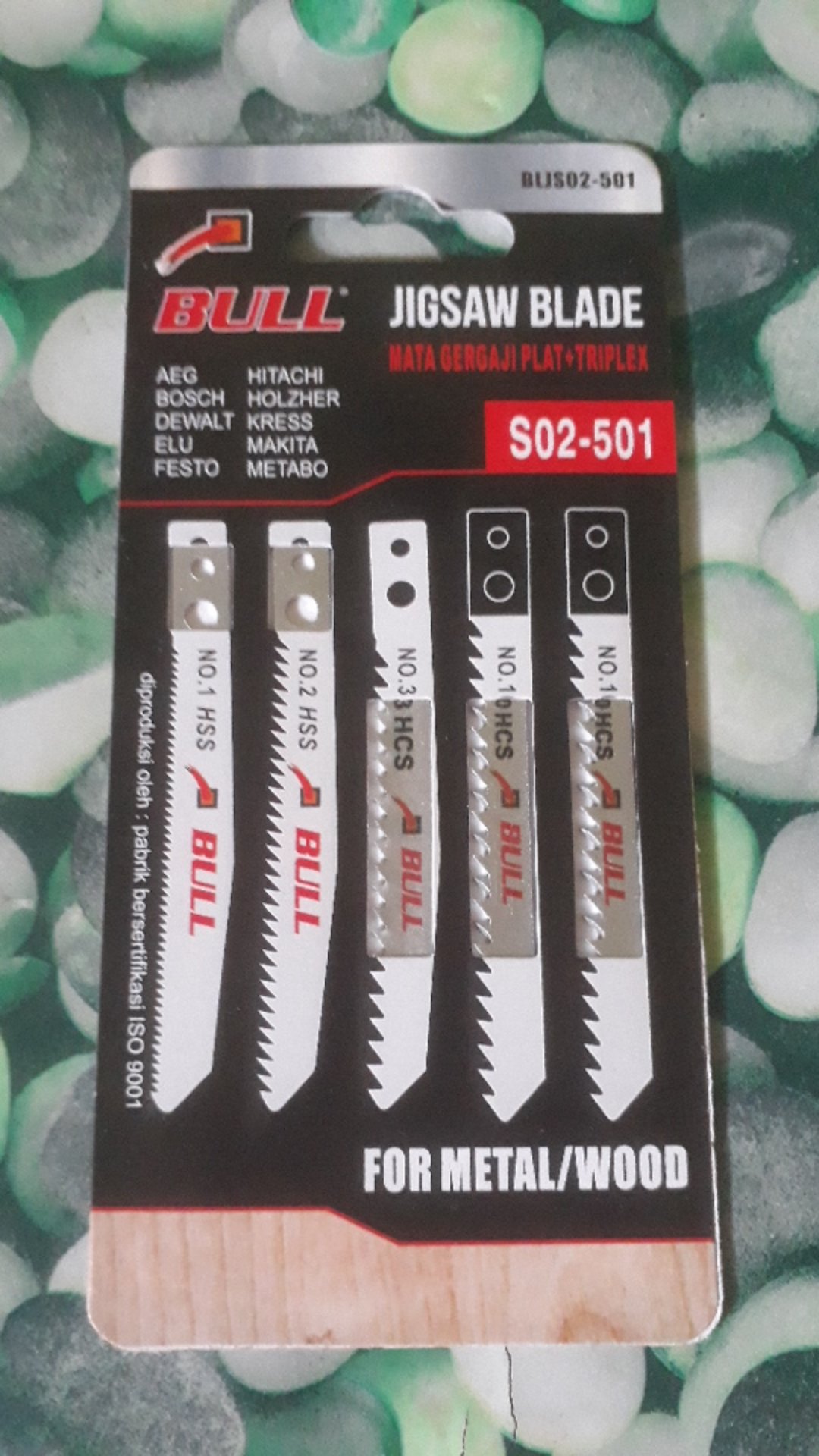 Bull Bosch Set Besi Kayu Mata Jigsaw Besi Wood Jig Saw Blade Gergaji