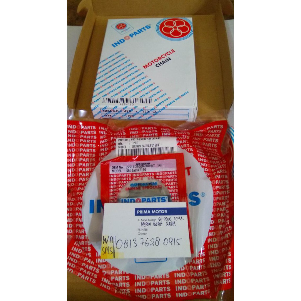 Terbaru Gear Set Satria Fu New Face Indopart Gir Set Satria Fu Indoparts Original