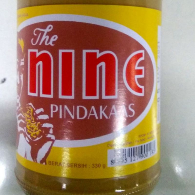 

selay kacang the nine jam pindakas peanut butter 330g