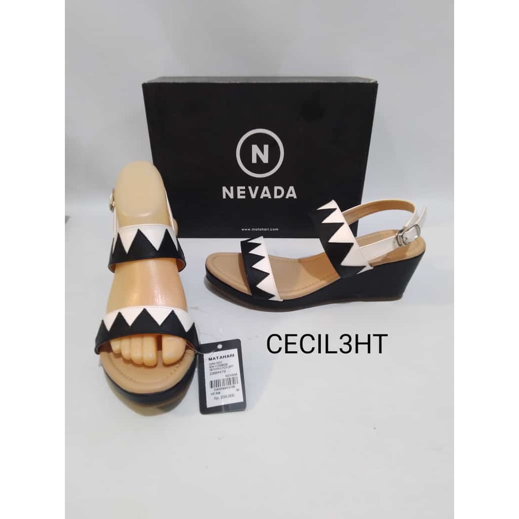  SANDAL  WEDGES NEVADA  CECIL 3 SIZE 37 39 Shopee Indonesia