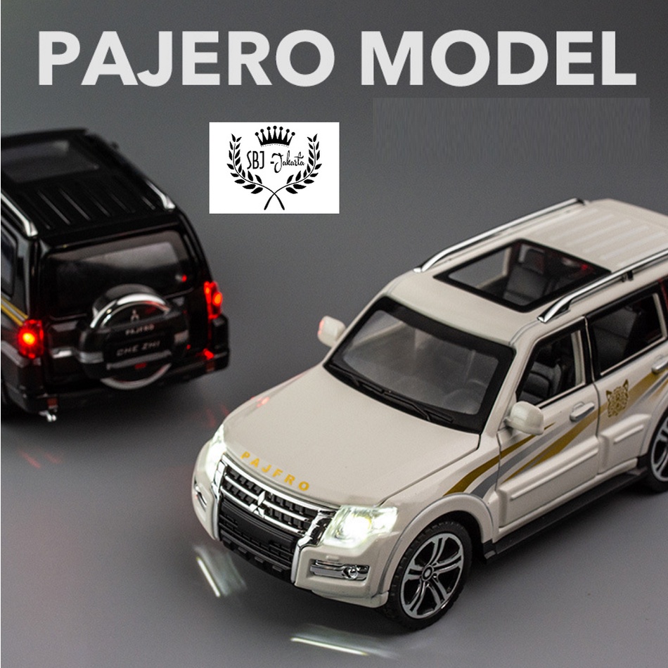 DIECAST Miniatur MOBIL Model Mitsubishi Pajero OFF ROAD SKALA 1:32