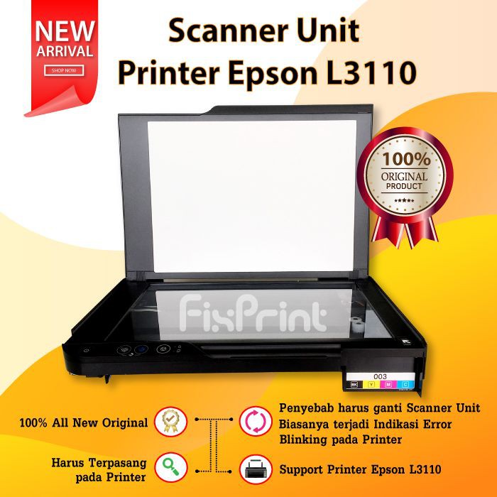 Jual Scanner Unit Printer Epson L3110 l-3110 New Original Indonesia ...