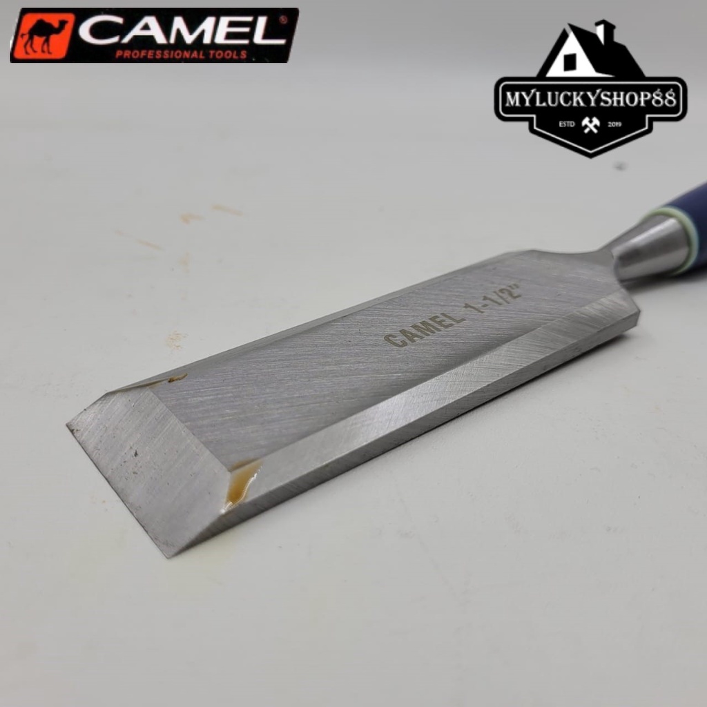 Pahat Kayu Gagang Fiber Camel 1-1/2&quot; Wood 1.5 Inch Pisau Ukir Kikir