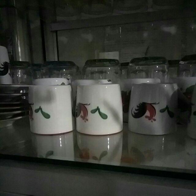 Cangkir Espresso / Cangkir Kopi / Cangkir Keramik / Cup And Saucer / Cangkir / Cangkir Kukuruyuk