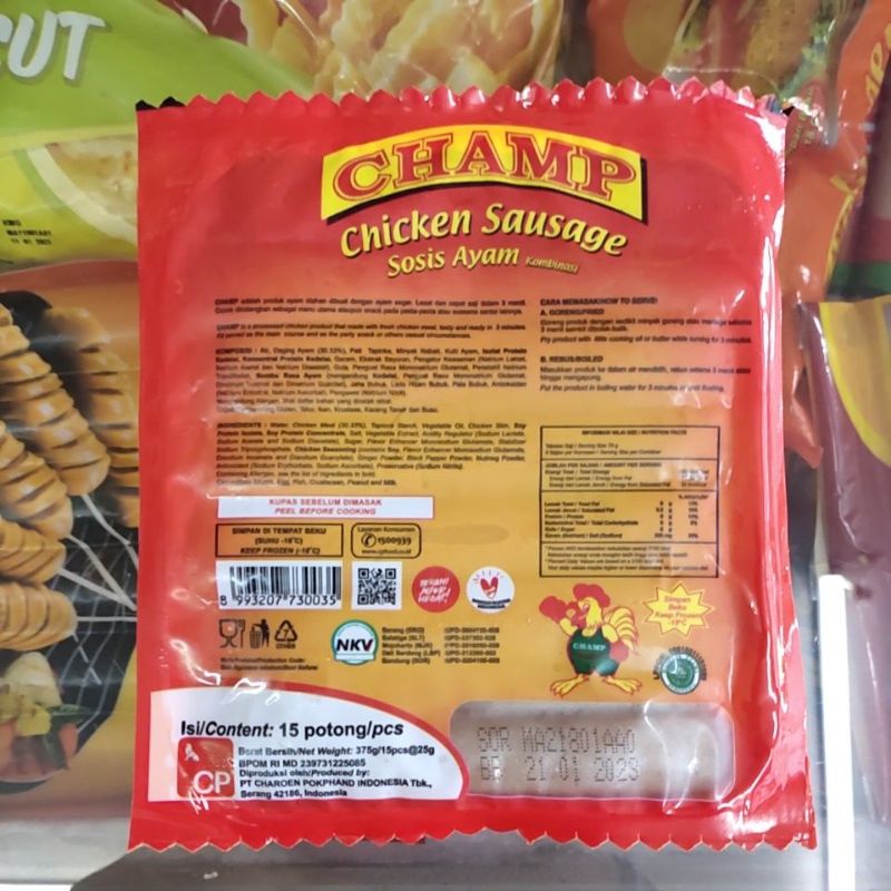 

Champ sosis ayam 375gr