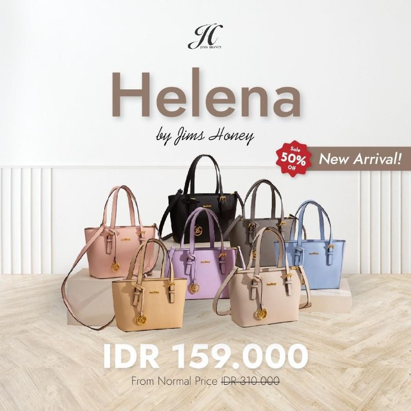 Helena Bag Jims Honey Tas Selempang Bahu Jinjing Wanita