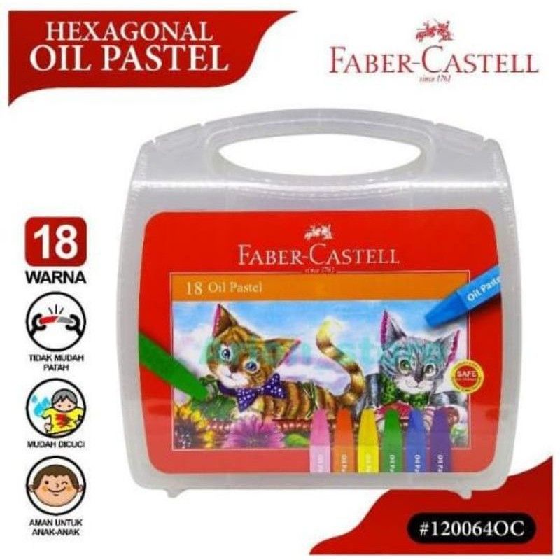 

Crayon 18 Warna Oil Pastel Faber Castell Ekonomis