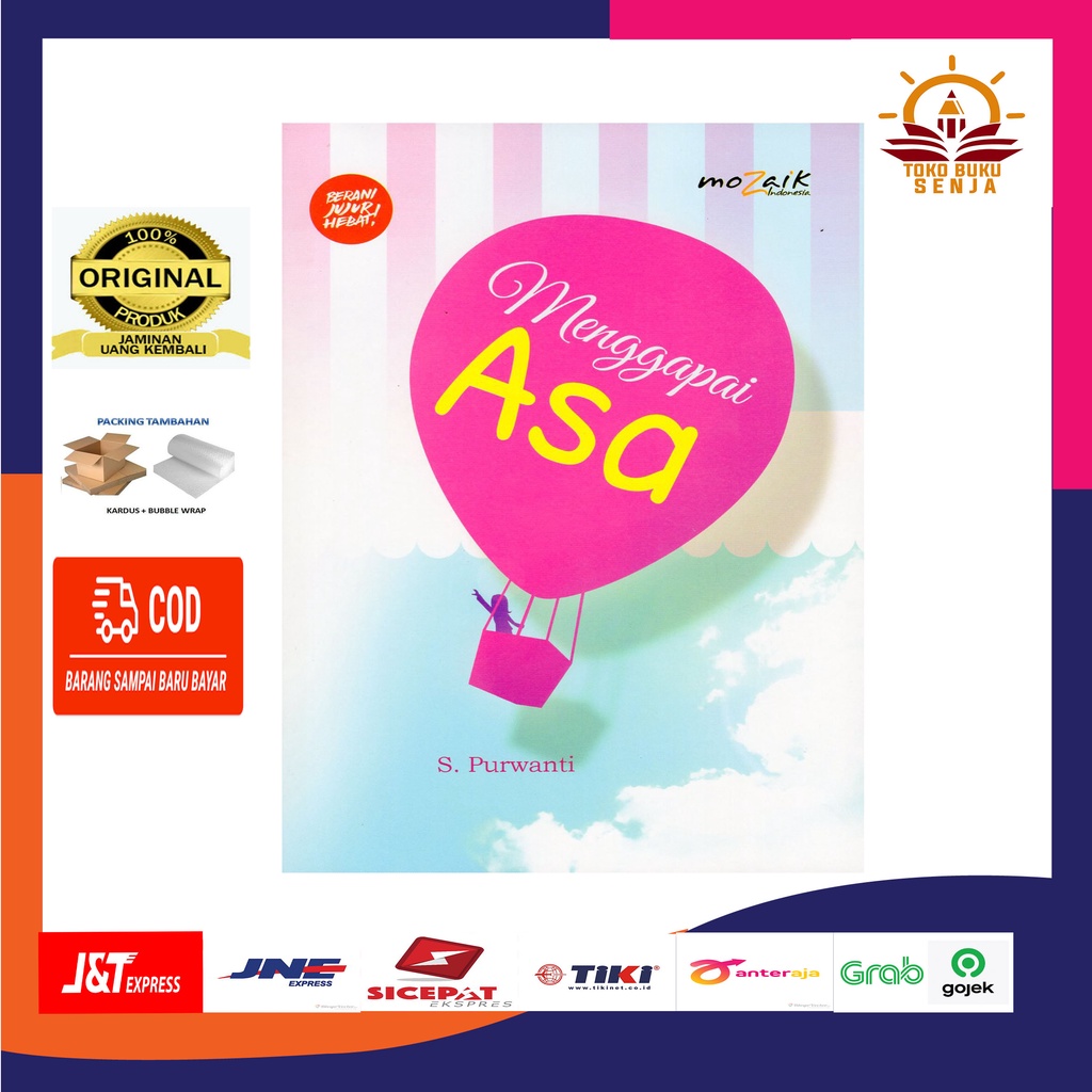 Novel Menggapai Asa ORIGINAl produk