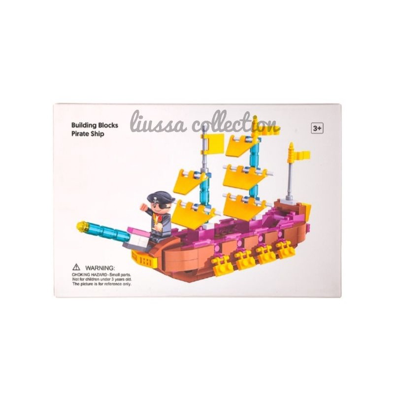 Mainan Miniso - Building Blocks (Pirate Ship)