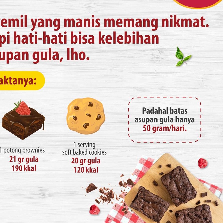 

Kekinian - Tropicana Slim Brownies Instant Powder Cake Mix 230 g - Bantu Dukung Hidup Sehat