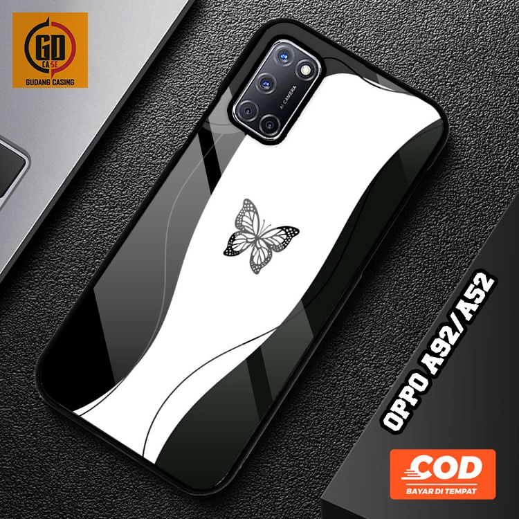 Case Oppo A92/A52 Terbaru - Gudang Casing [ Butterfly ] Oppo A92/A52 - Case Hp - Casing Hp - Softcas