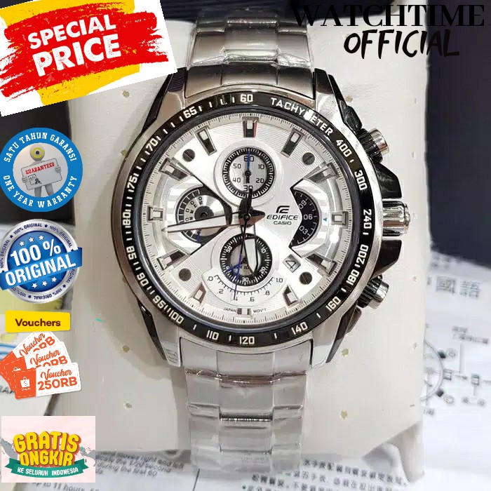 PROMO  JAM PRIA EDIFICE ORIGINAL JAM TANGAN PRIA COWOK CASIO EDIFICE ORI ORIGINAL