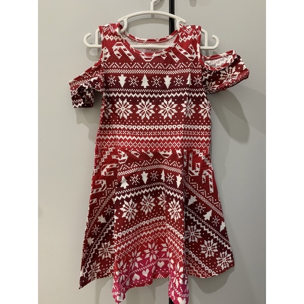 dress sabrina natal anak 2 & 4 tahun merk Place