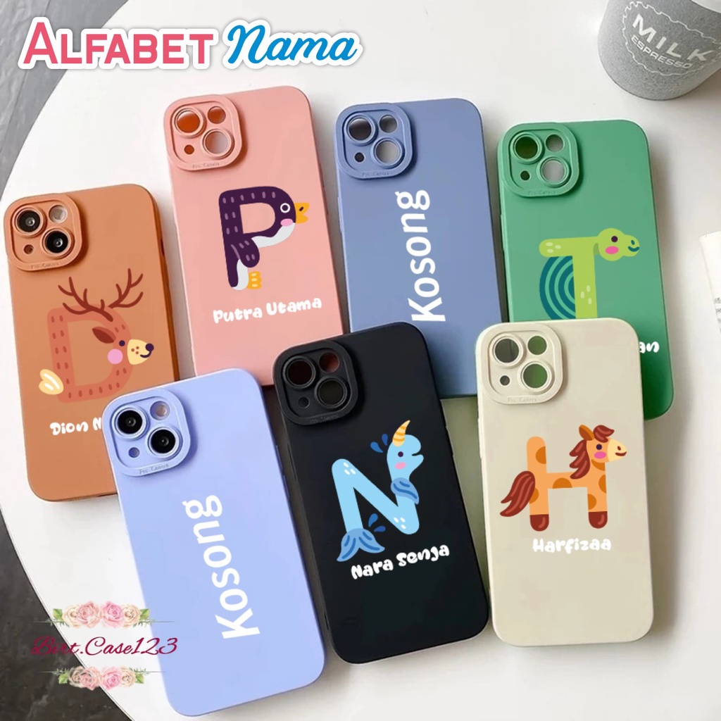 SOFTCASE PROCAMERA CUSTOM ALPABETOPPO VIVO SAMSUNG REALME XIAOMI IPHONE INFINIX FOR ALL TYPE BC6339