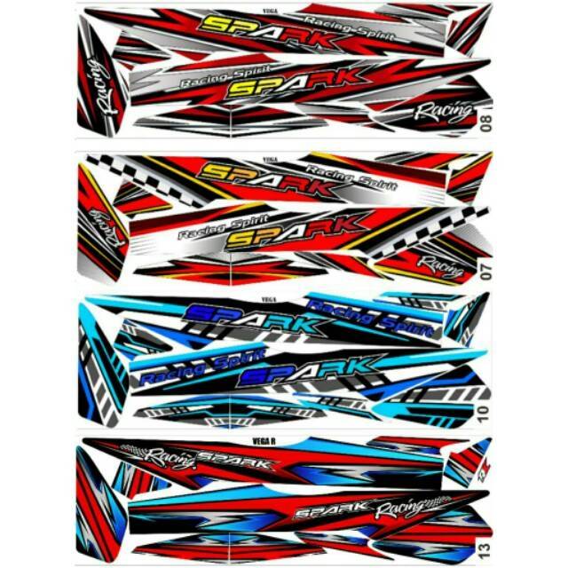 Sticker Striping Variasi Vega R Lama Vega Lama Vega R Old 1 Shopee Indonesia