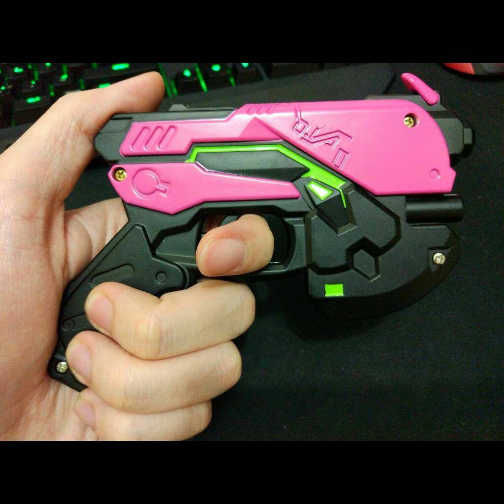 Overwatch D.va Gun Weapon || Blizzard Baju Jaket Dva