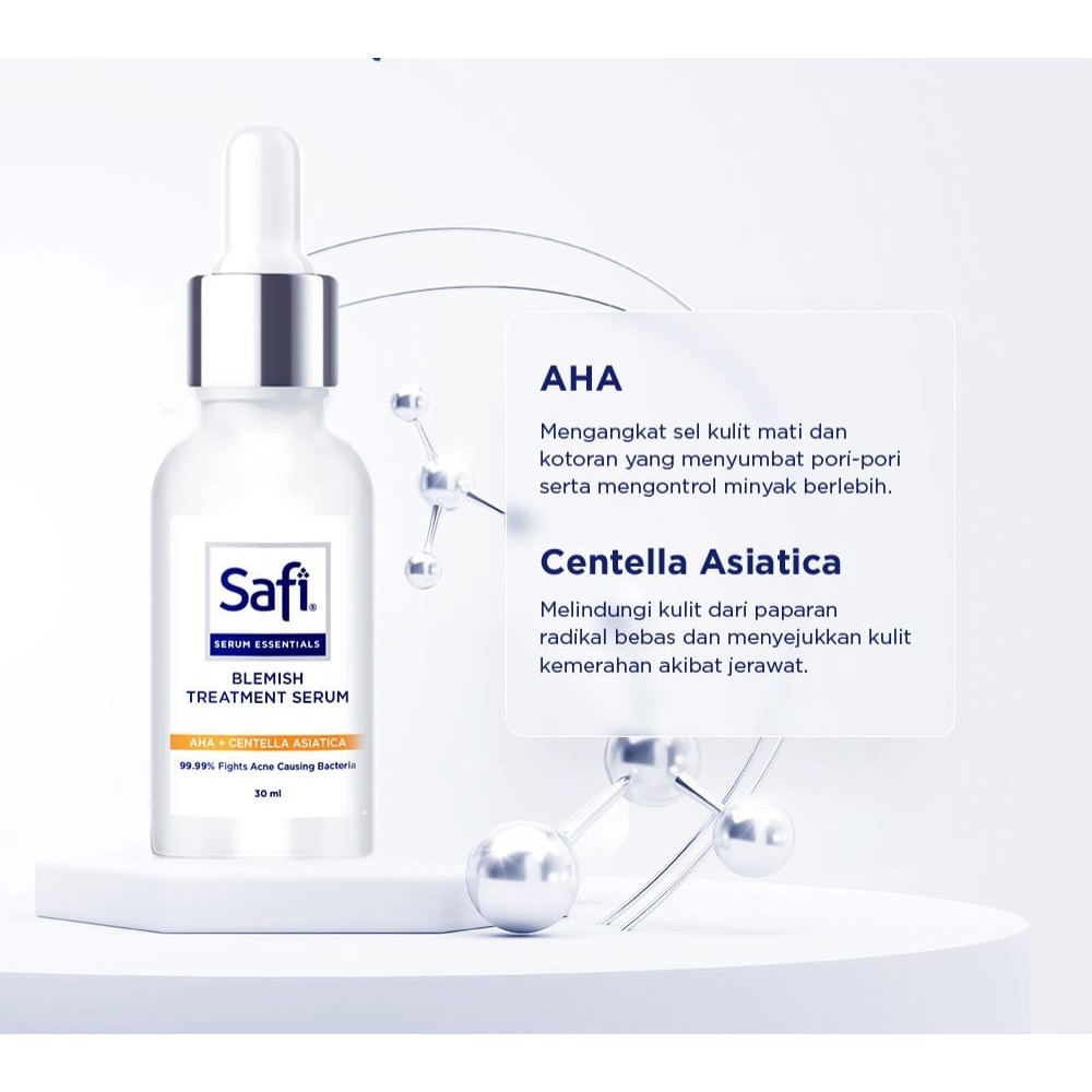 Safi Serum Essentials Blemish Treatment Serum AHA Centella Asiatica 30ml