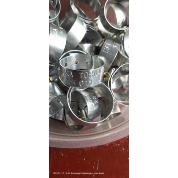 Gelang kaki ayam,bahan dari aluminium harga perlusin isi 12 pcs.