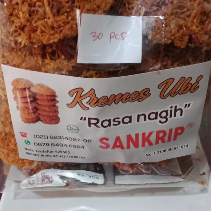 

TERLARIS KREMES UBI ISI 30PCS (BERAT +- 1KG)