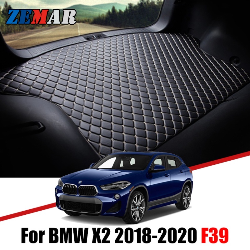 1 Set Cover Bagasi Mobil Bahan Kulit Untuk BMW X2 F39 2018 2019 2020 2021