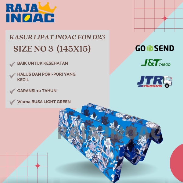 KASUR BUSA LIPAT INOAC EON D23 145X15 ORIGINAL INOAC GARANSI 10 TAHUN - RAJAINOAC