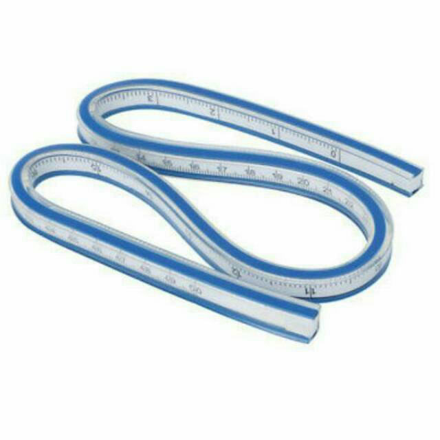 Flexible Curve Ruler CT 50 - Penggaris Jahit Pola Lengkung Flexible - Penggaris Jahit Lentur