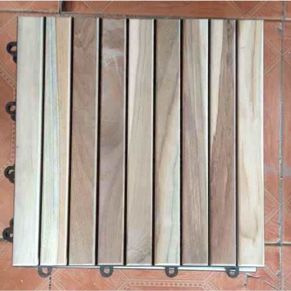 Jual Parkit Lantai Kayu Jati Floring Lurus Kayu Jati Shopee Indonesia