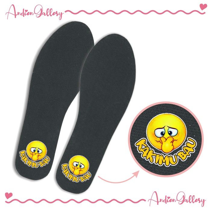 Andien Gallery Insole Sepatu Alas Sepatu Dalaman Sepatu Karakter Lucu