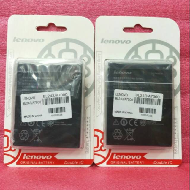 BATERAI LENOVO BL243 / A7000 ORIGINAL