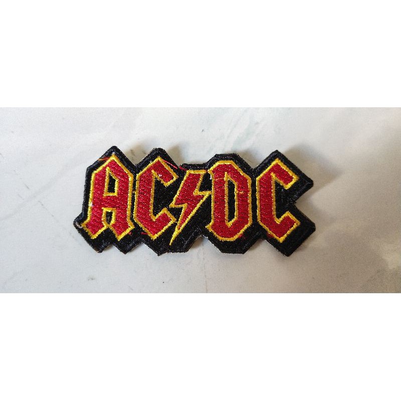 emblem patch bordir acdc