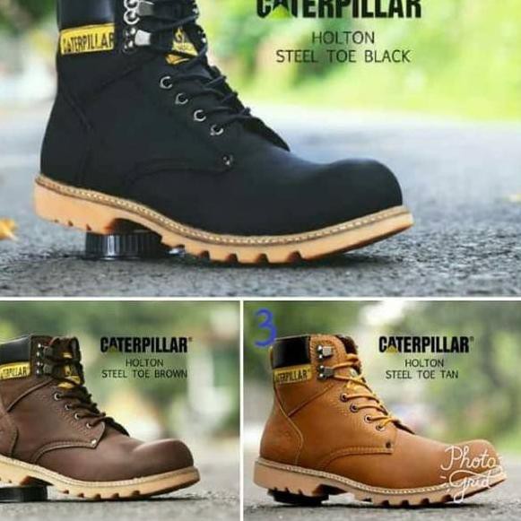 Jeftino Sepatu Caterpillar / Sepatu Gurun / Sepatu Boots / Sepatu Tambang / Sepatu Gunung S11 <<<