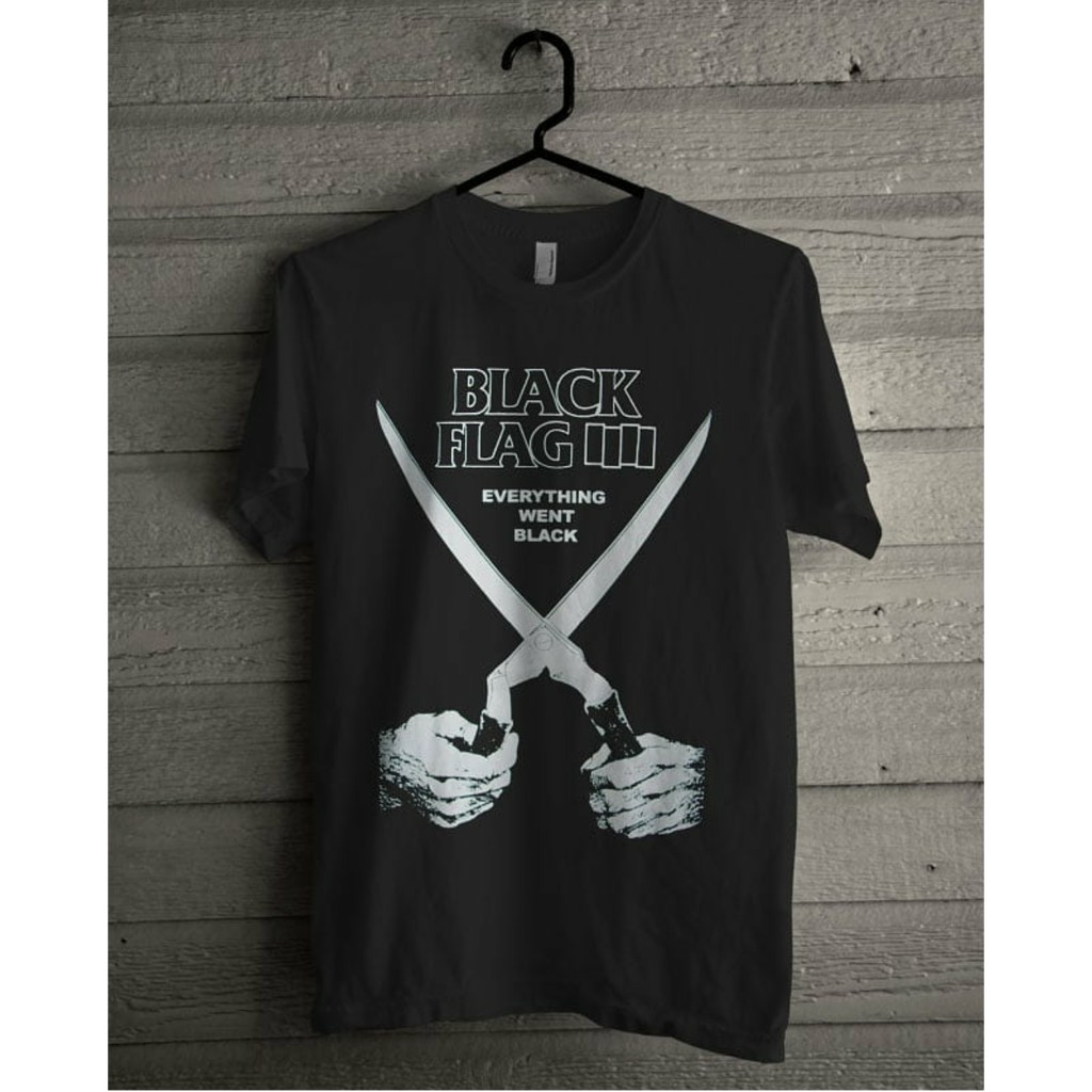 BLACK FLAG Band T-Shirt - Kaos Band Music Original