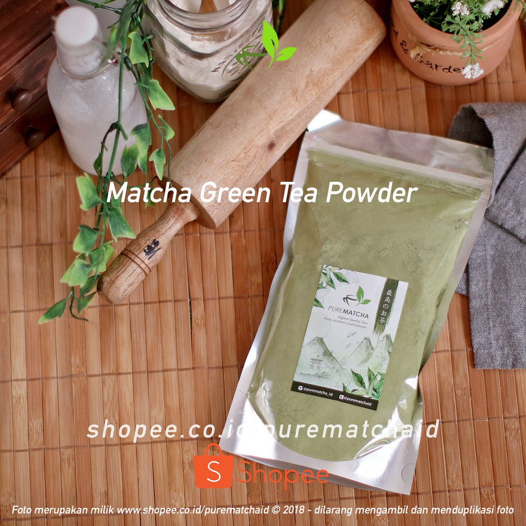 Greentea Pure Matcha Green Tea Powder Bubuk 100 Pure 1KG Shopee