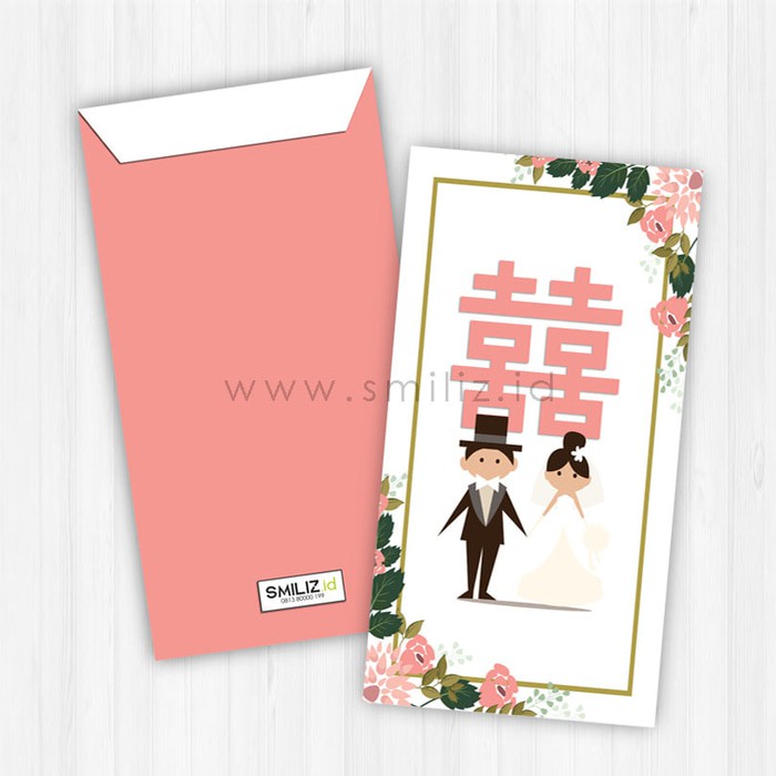 

Cute Double Happiness Wedding Angpao