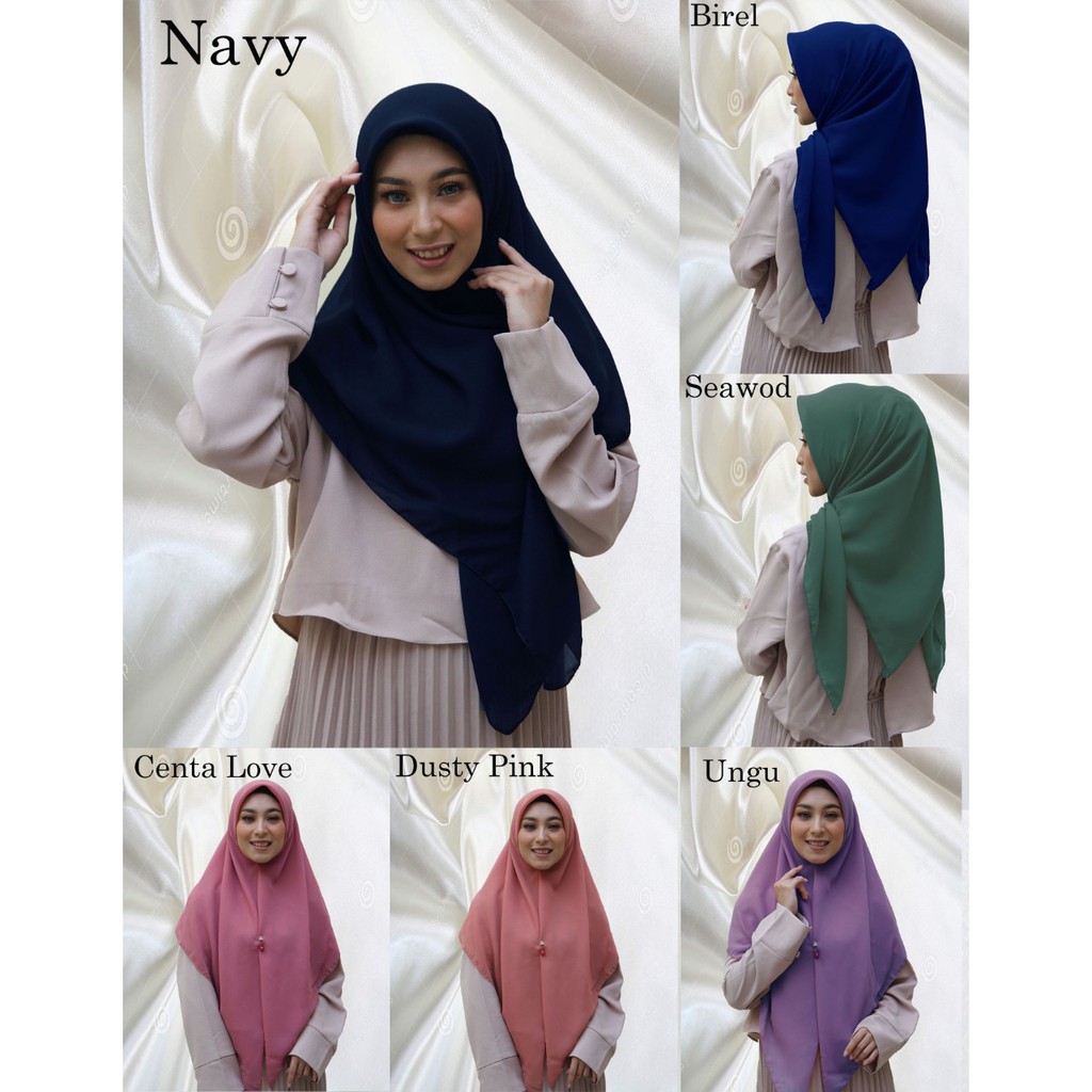  JILBAB  BELLA SQUARE POLYCOTTON PART 1 HIJAB SEGI EMPAT 