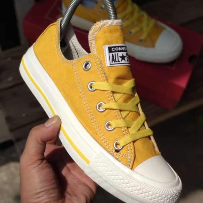 Hot Converse All Star Cewek Grade Ori - Converse All Star Cewek Murah - Kuning, 36