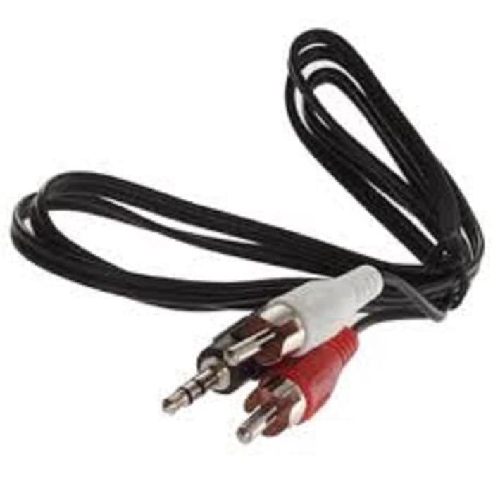 Kabel AUX 2 in 1 / Kabel Jack 2 in 1 / kabel audio 2 in 1 [Garansi] QTOP.ID