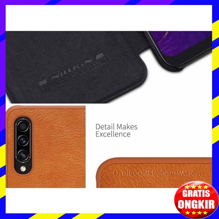 ACC HP SAMSUNG GALAXY S10 LITE NILKIN QIN SERIES LEATHER FLIP CASE ORIGINAL