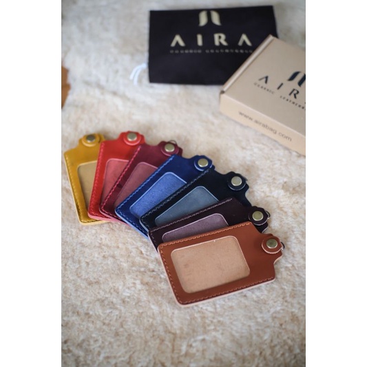ID Card Holder Kulit Asli Aira