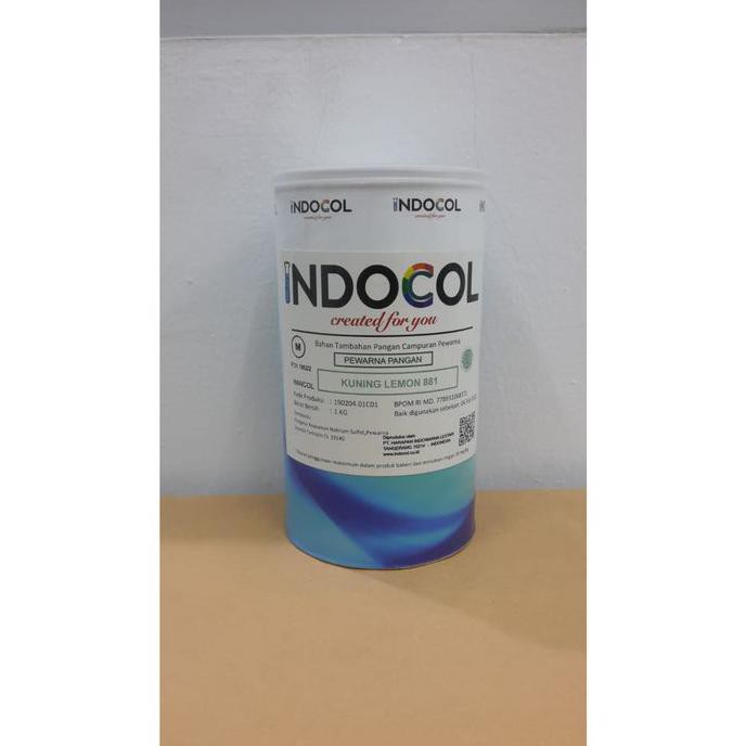 

Big Sale Pewarna Makanan INDOCOL KUNING LEMON 881 (LEMON YELLOW) - PACKING 1 KG Cuci Gudang Awal