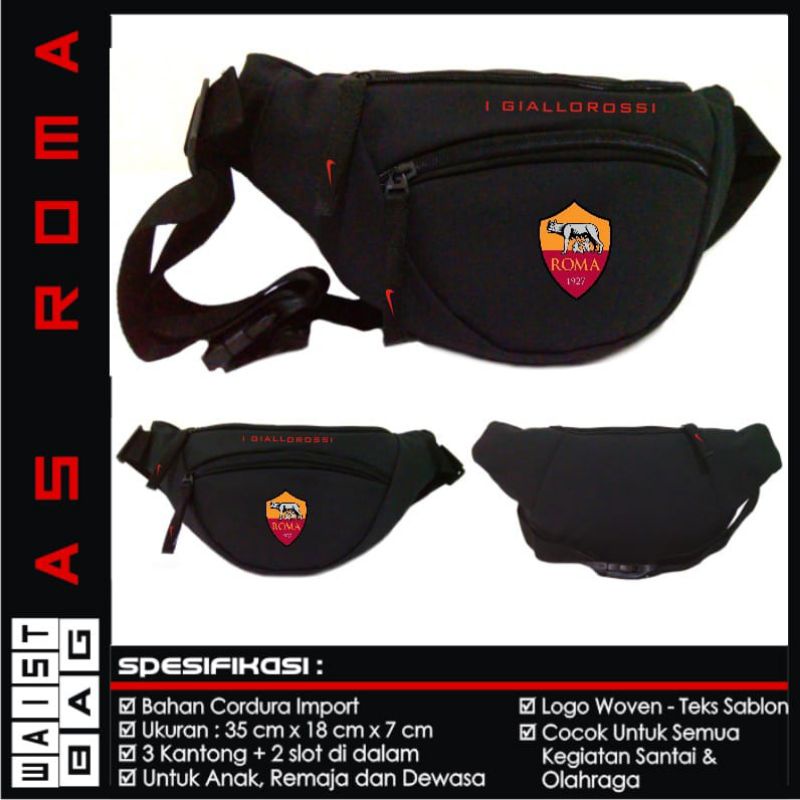 TAS WAISTBAG SLEMPANG AS ROMA