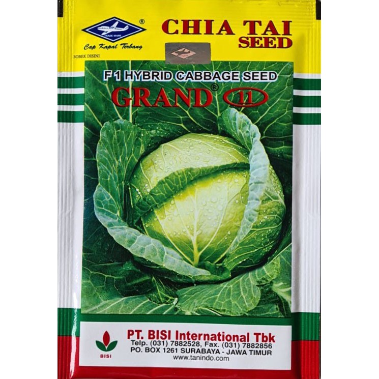 BISA COD - 15GR BIBIT BENIH UNGGUL KUBIS HIBRIDA GRAND 11 - BENIH KOL