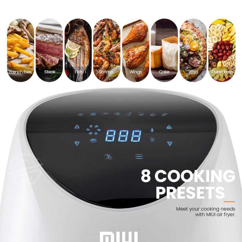 Air Fryer 4.6Liter Mesin Penggoreng Udara Tanpa Minyak LED Touchscreen