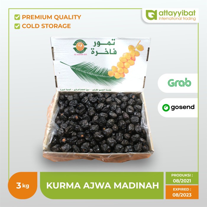 

Kurma Ajwa 3kg Premium Quality