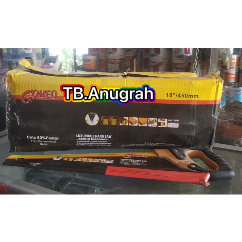 Gergaji Kayu Gagang PVC 18&quot; MURAH Hand saw GERGAJI TUKANG BANGUNAN KAYU GAGANG PVC HANDSAW GERGAJI