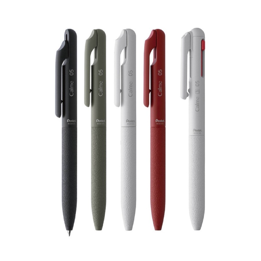 

Pentel Calme Monochromatic Ballpoint Ink Pen 0.5mm Noise Reduced Pen
